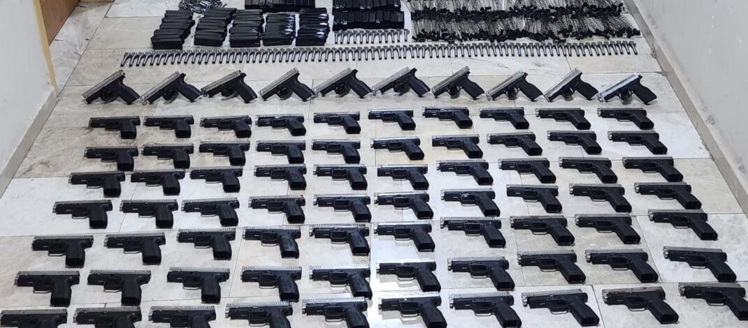 90 ruhsatsız tabanca ele geçirildi: 1 kişi tutuklandı